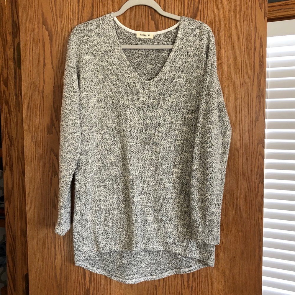 Ginger G V-Neck Sweater, Size Medium, Worn Twice
